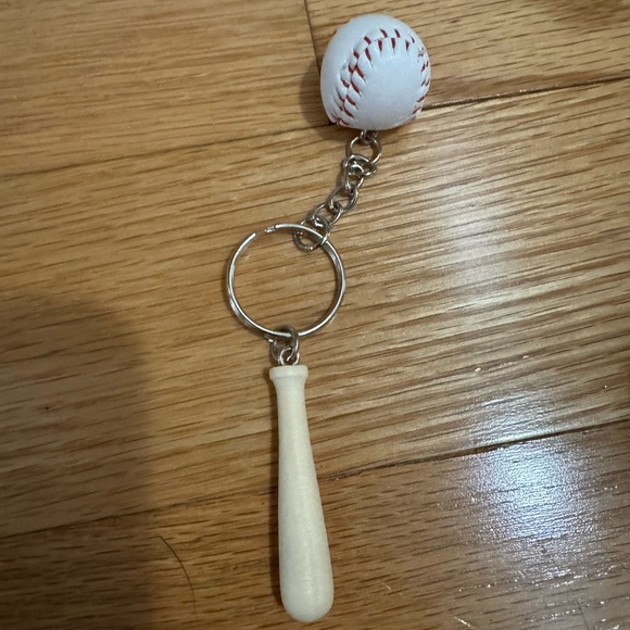 Baseball Keychains and Ribbon Set - Picture 3 of 3